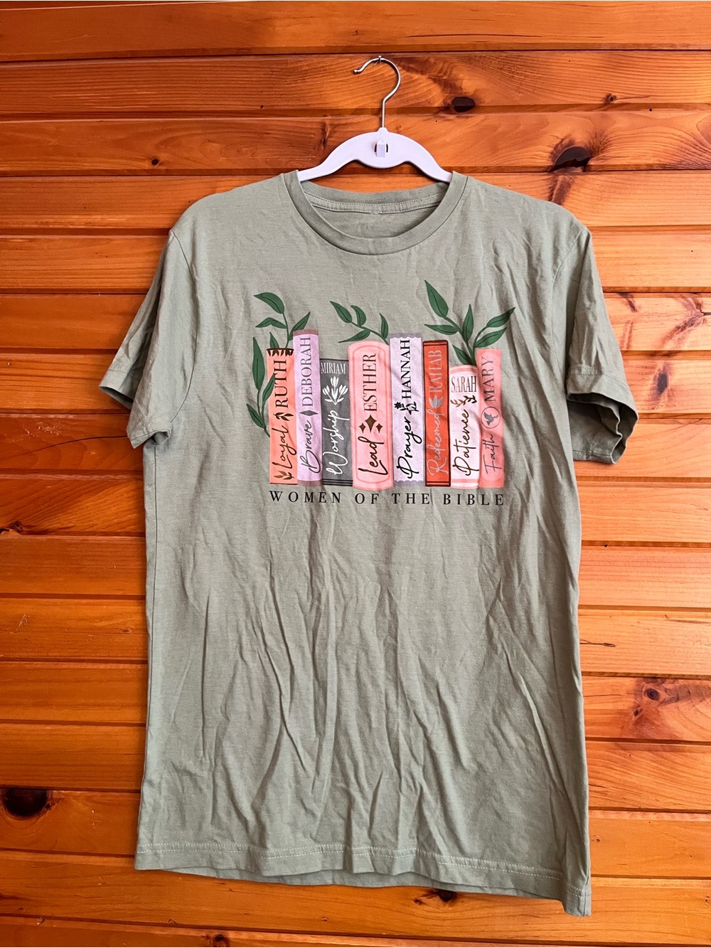 Women of the Bible Graphic Tee - Teal Green Short Sleeve